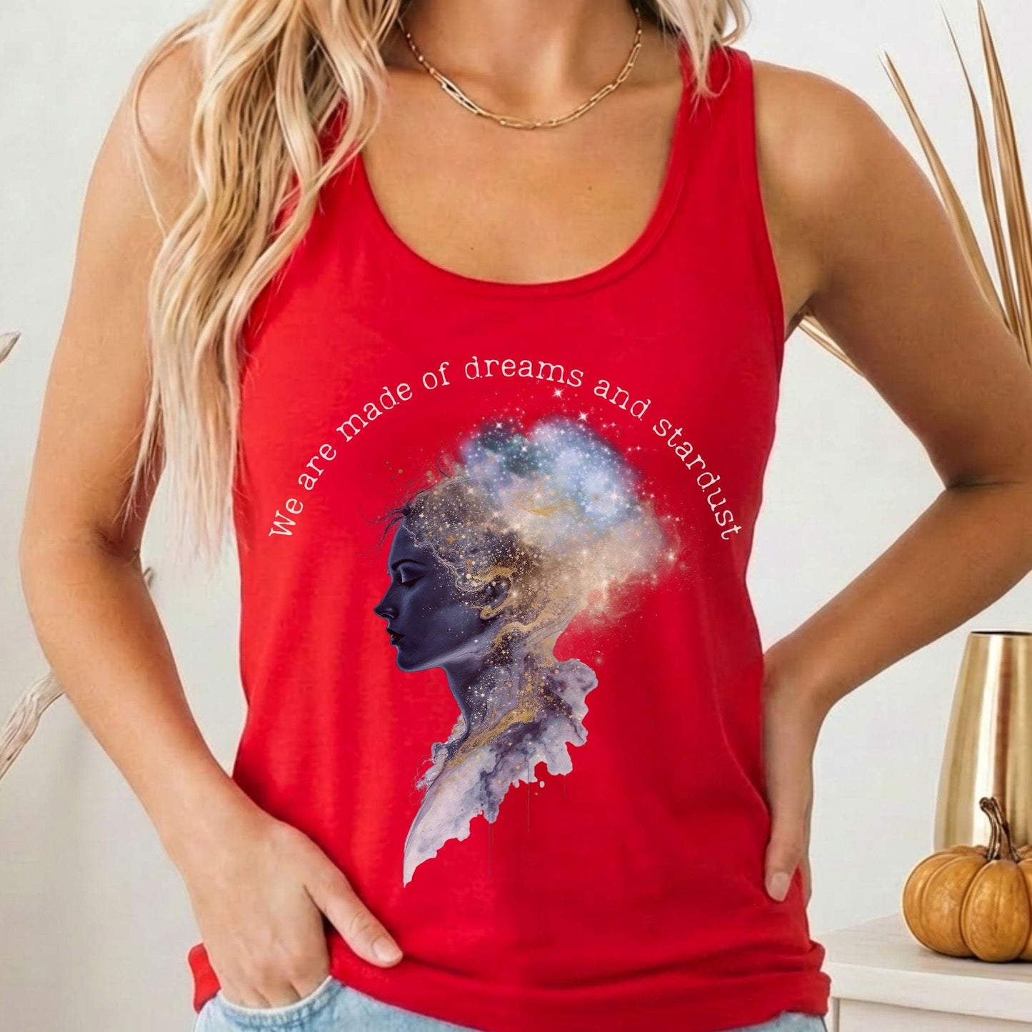 Tank Top Solid Red / XS Design 248 Tank Top The Mystic Eden