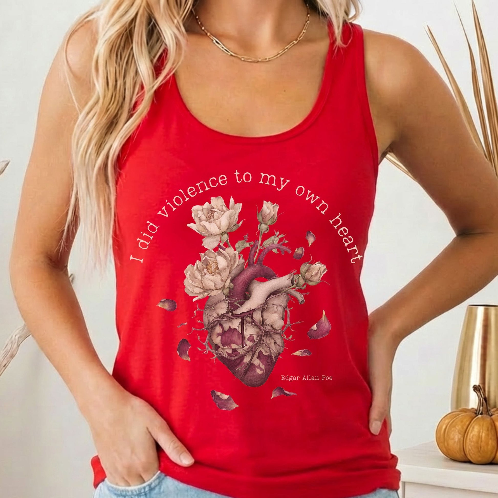 Tank Top Solid Red / XS Design 252 Tank Top The Mystic Eden
