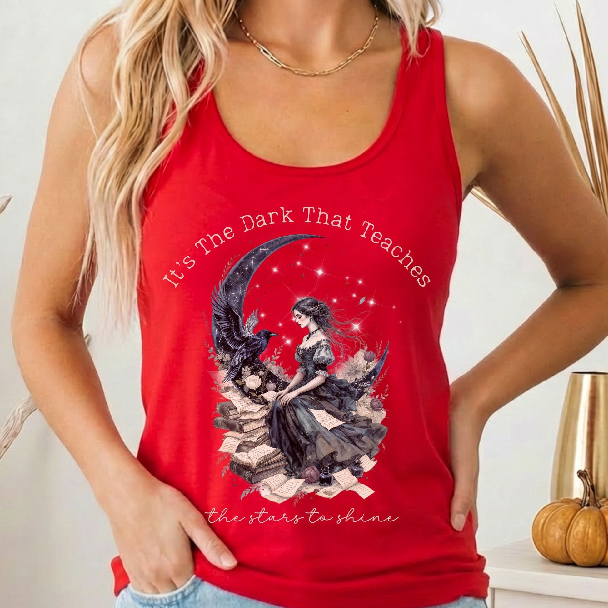 Tank Top Solid Red / XS Design 254 Tank Top The Mystic Eden