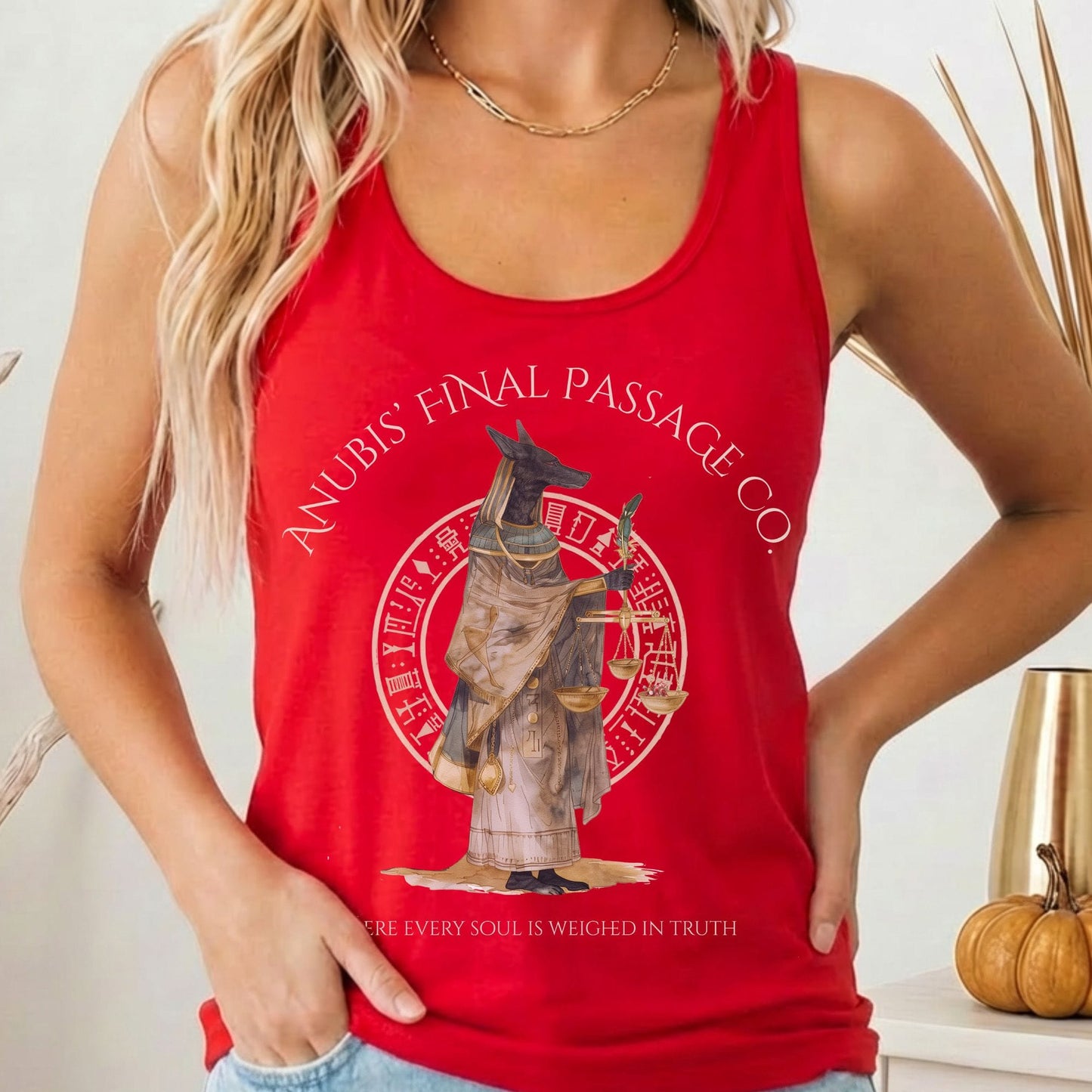 Tank Top Solid Red / XS Design 261 Tank Top The Mystic Eden