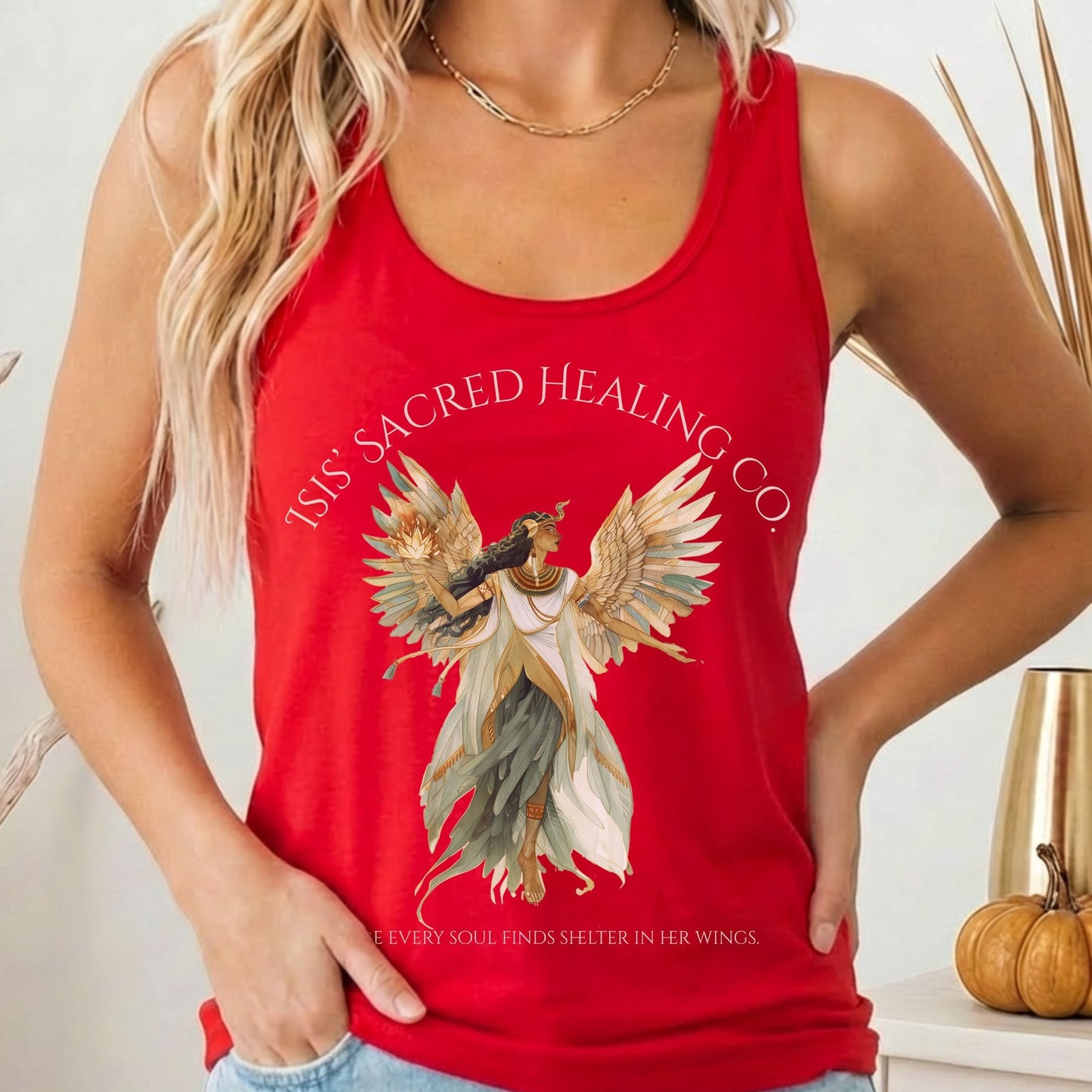 Tank Top Solid Red / XS Design 263 Tank Top The Mystic Eden