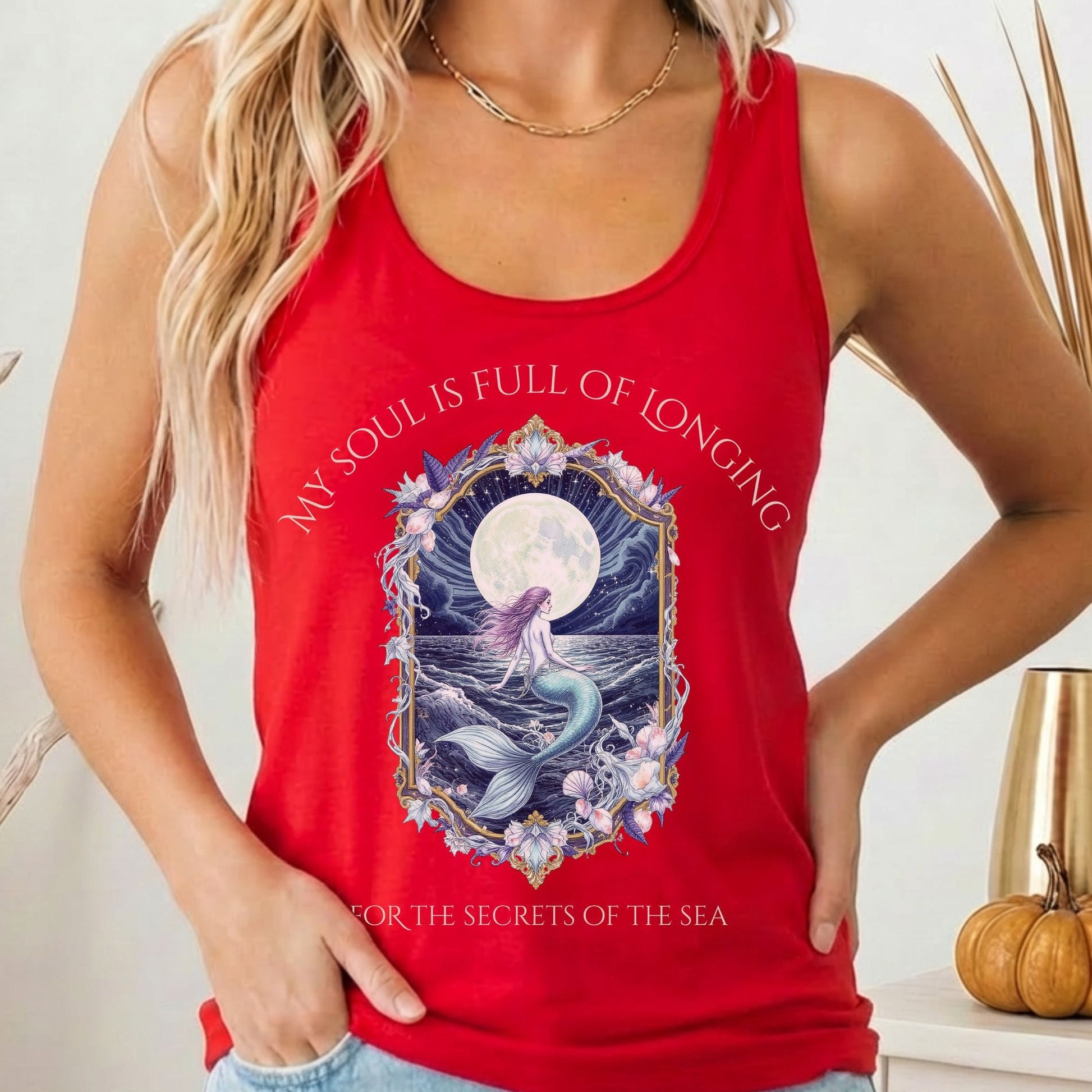 Tank Top Solid Red / XS Design 269 Tank Top The Mystic Eden