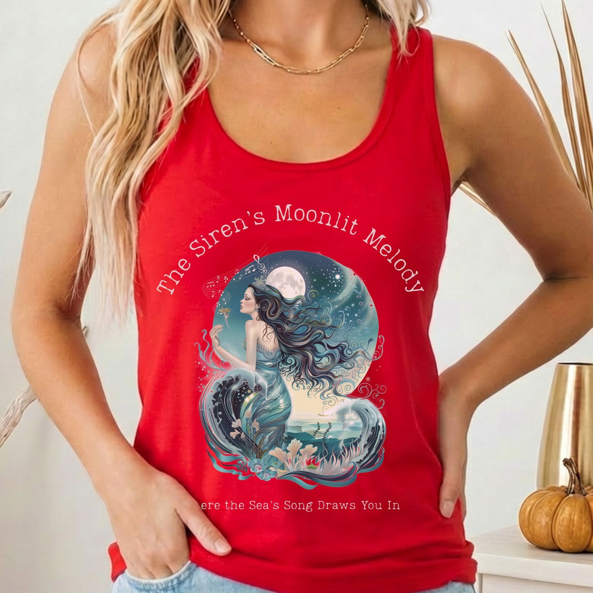 Tank Top Solid Red / XS Design 272 Tank Top The Mystic Eden