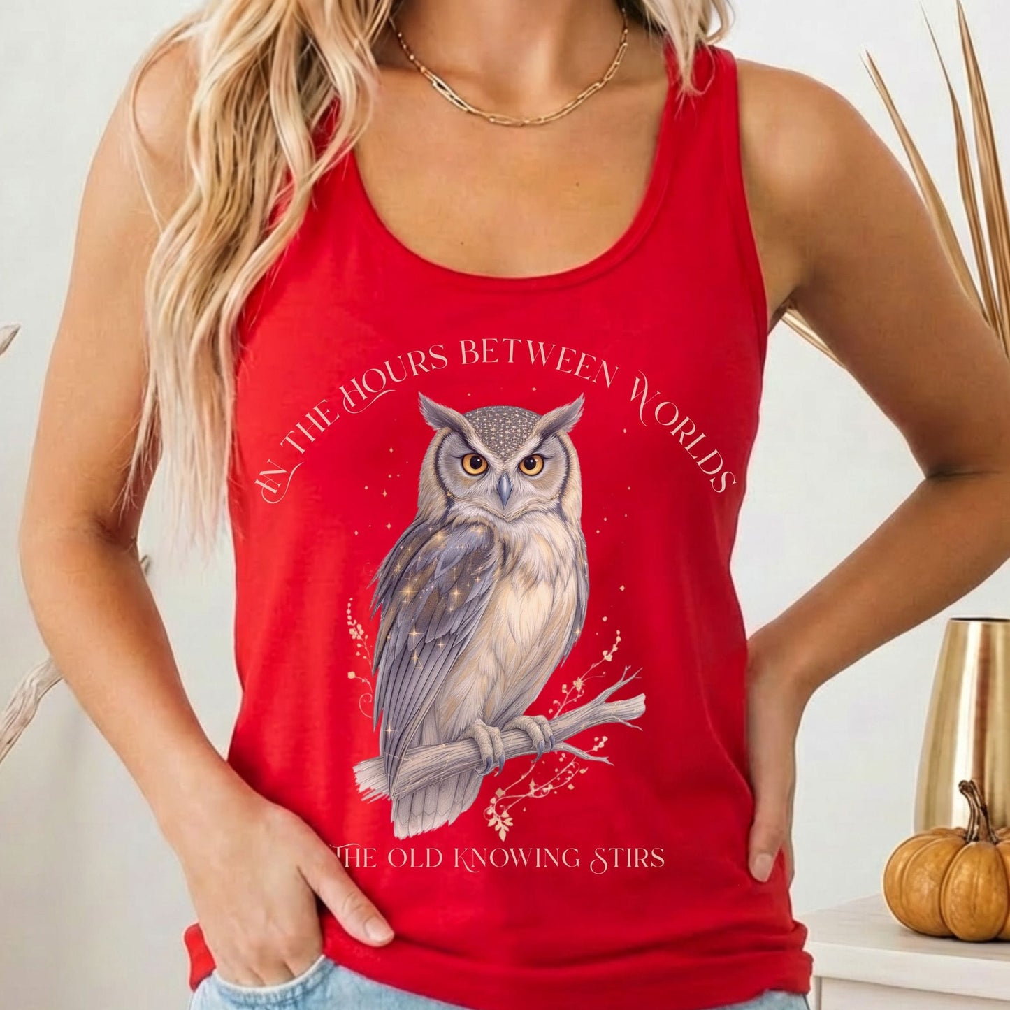 Tank Top Solid Red / XS Design 281 Tank Top The Mystic Eden