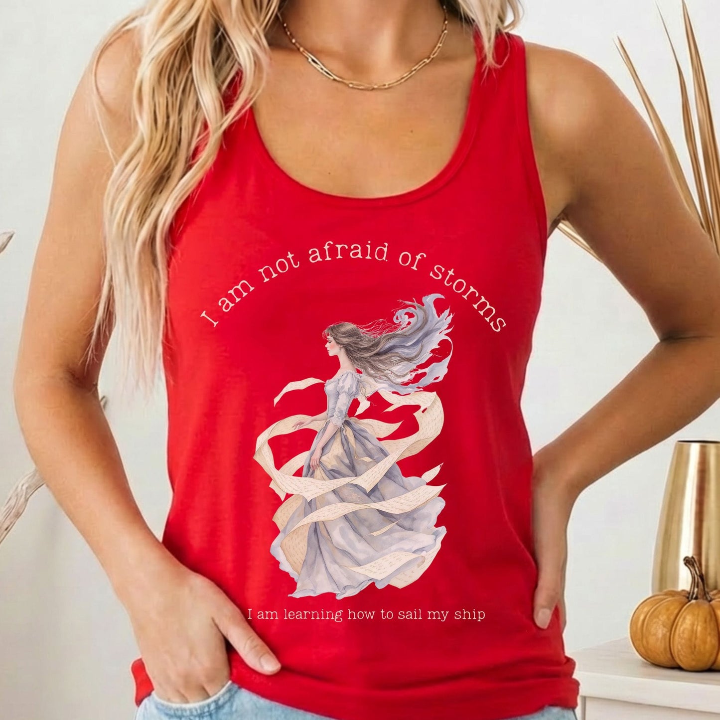 Tank Top Solid Red / XS Design 285 Tank Top The Mystic Eden