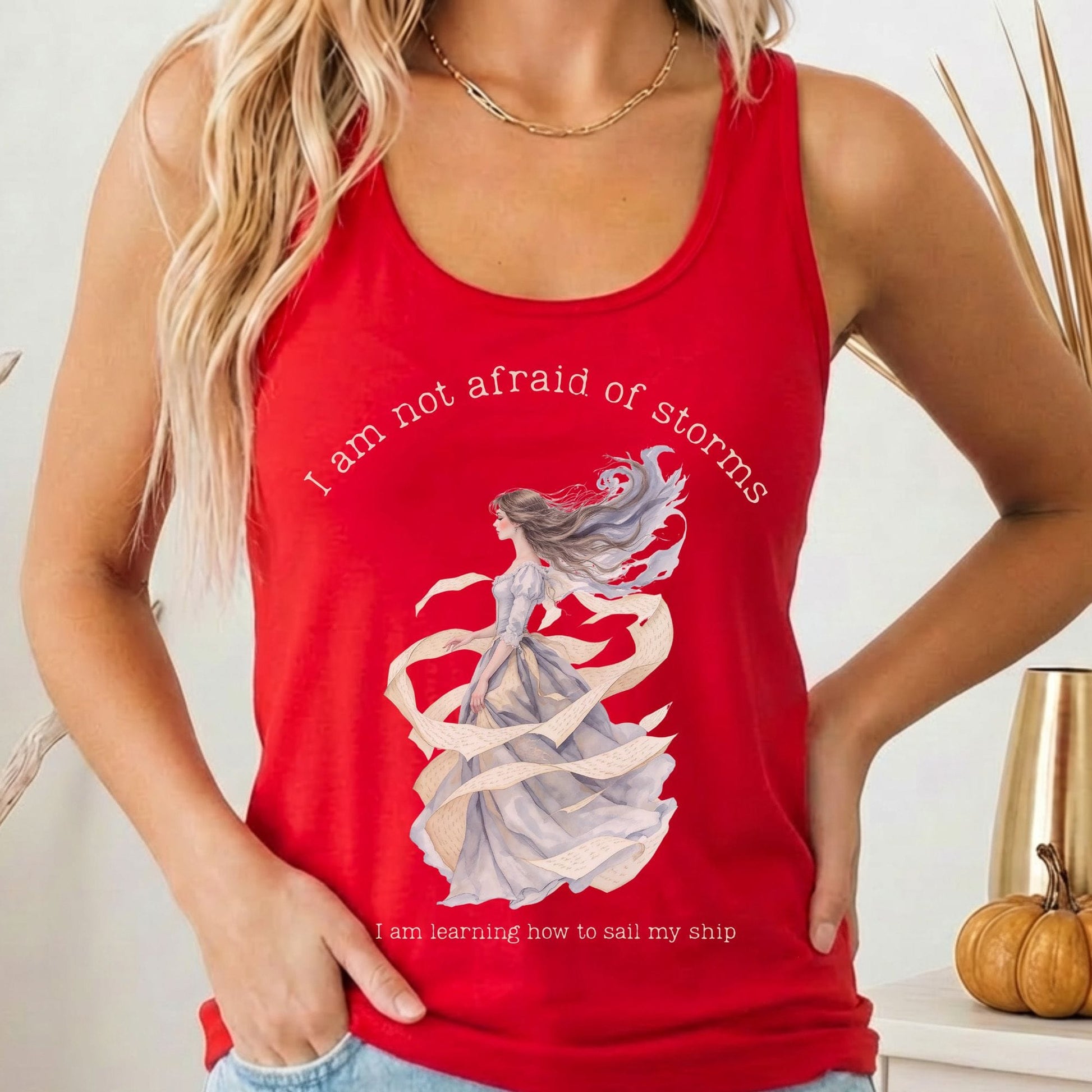 Tank Top Solid Red / XS Design 285 Tank Top The Mystic Eden