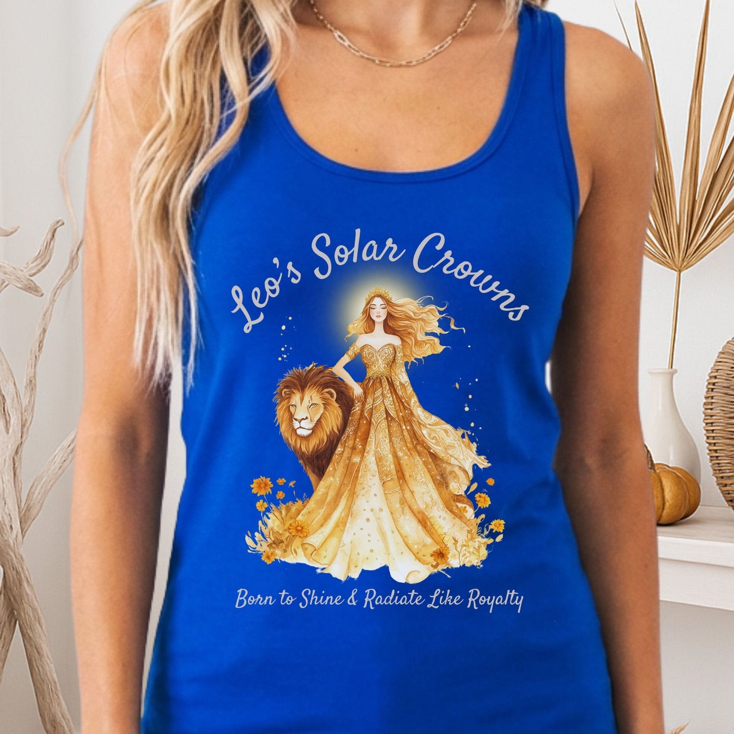 Tank Top Solid Royal / XS Design 154 Tank Top The Mystic Eden