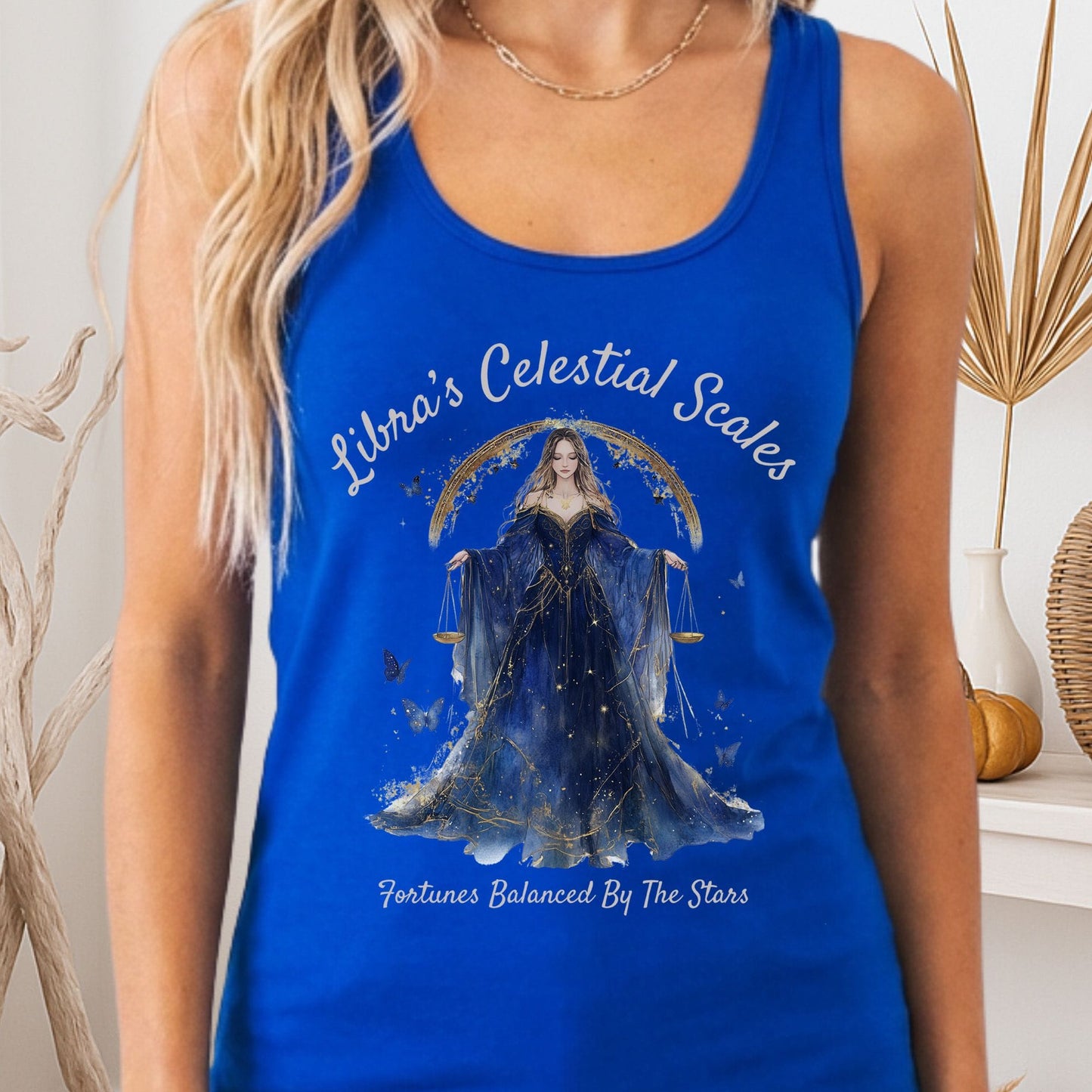 Tank Top Solid Royal / XS Design 158 Tank Top The Mystic Eden