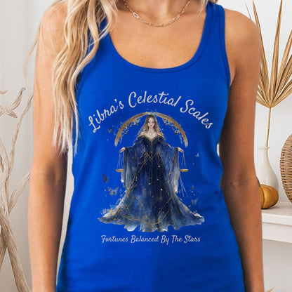 Tank Top Solid Royal / XS Design 158 Tank Top The Mystic Eden