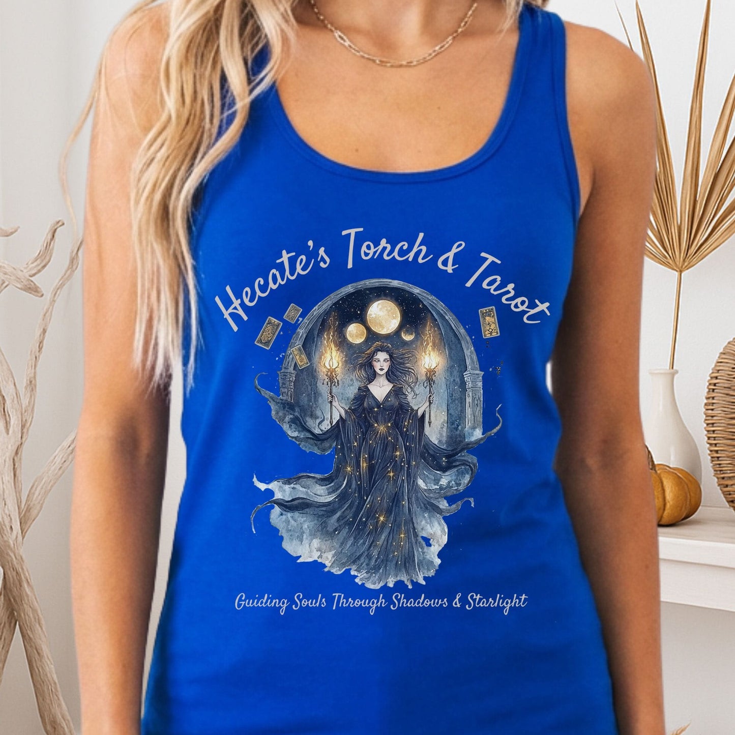 Tank Top Solid Royal / XS Design 160 Tank Top The Mystic Eden