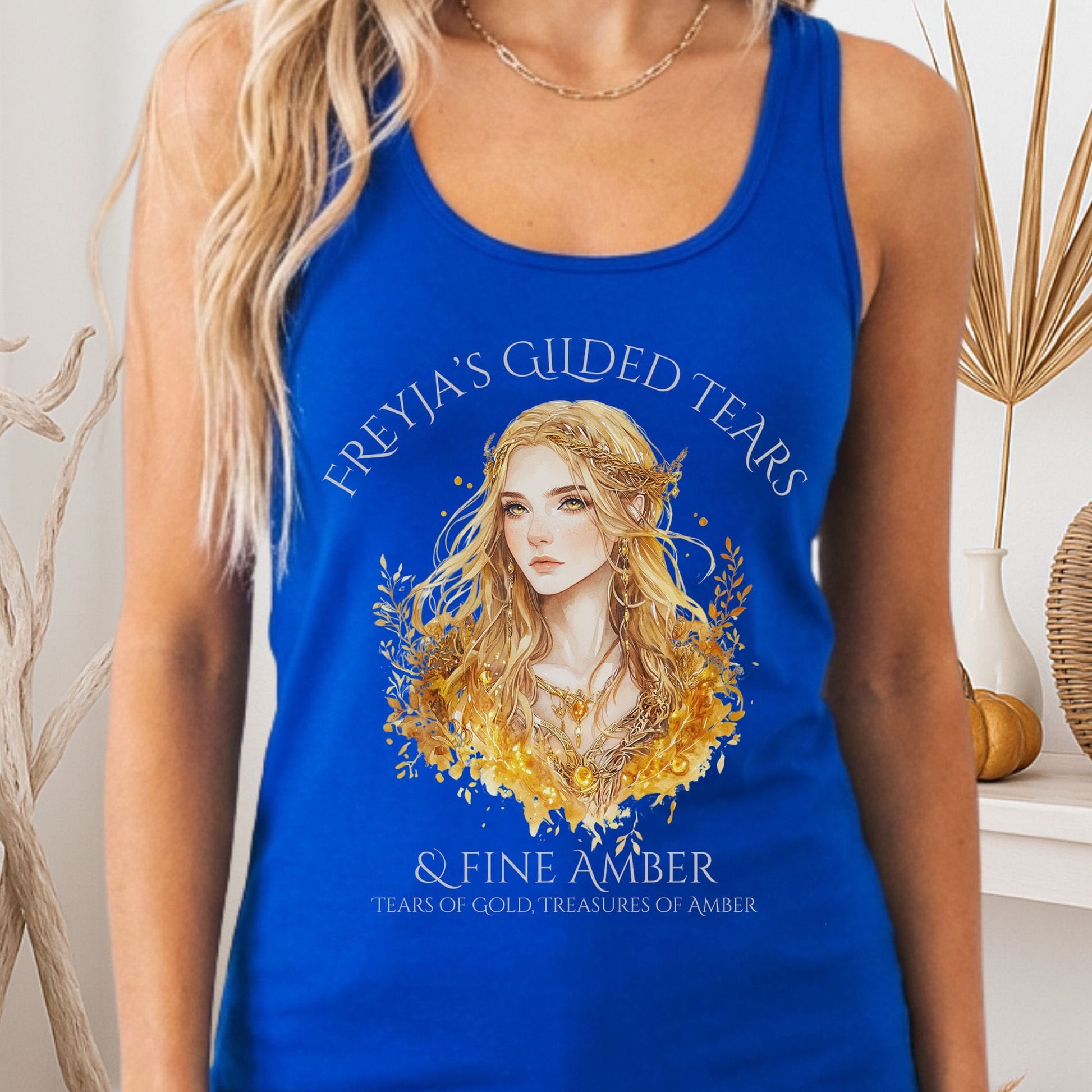 Tank Top Solid Royal / XS Design 161 Tank Top The Mystic Eden