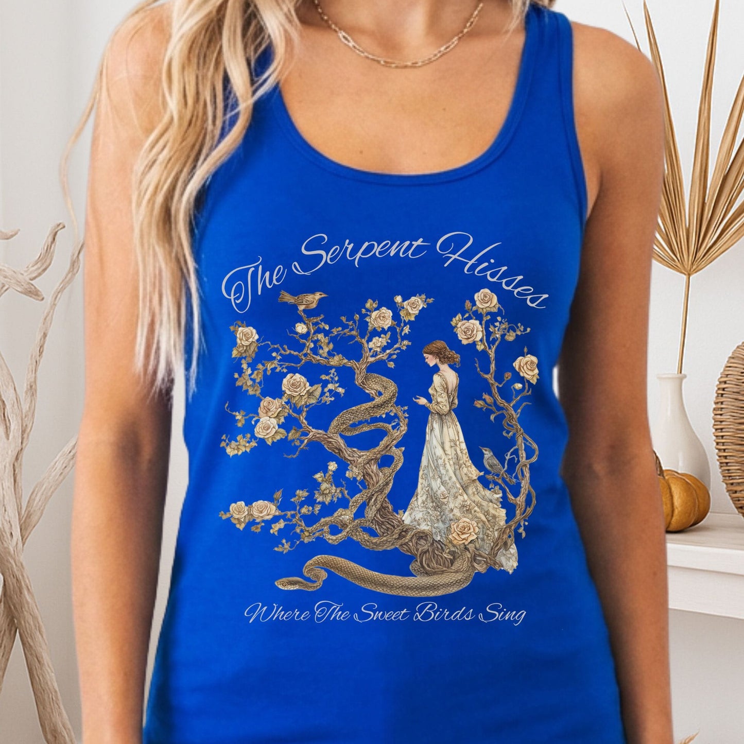 Tank Top Solid Royal / XS Design 167 Tank Top The Mystic Eden