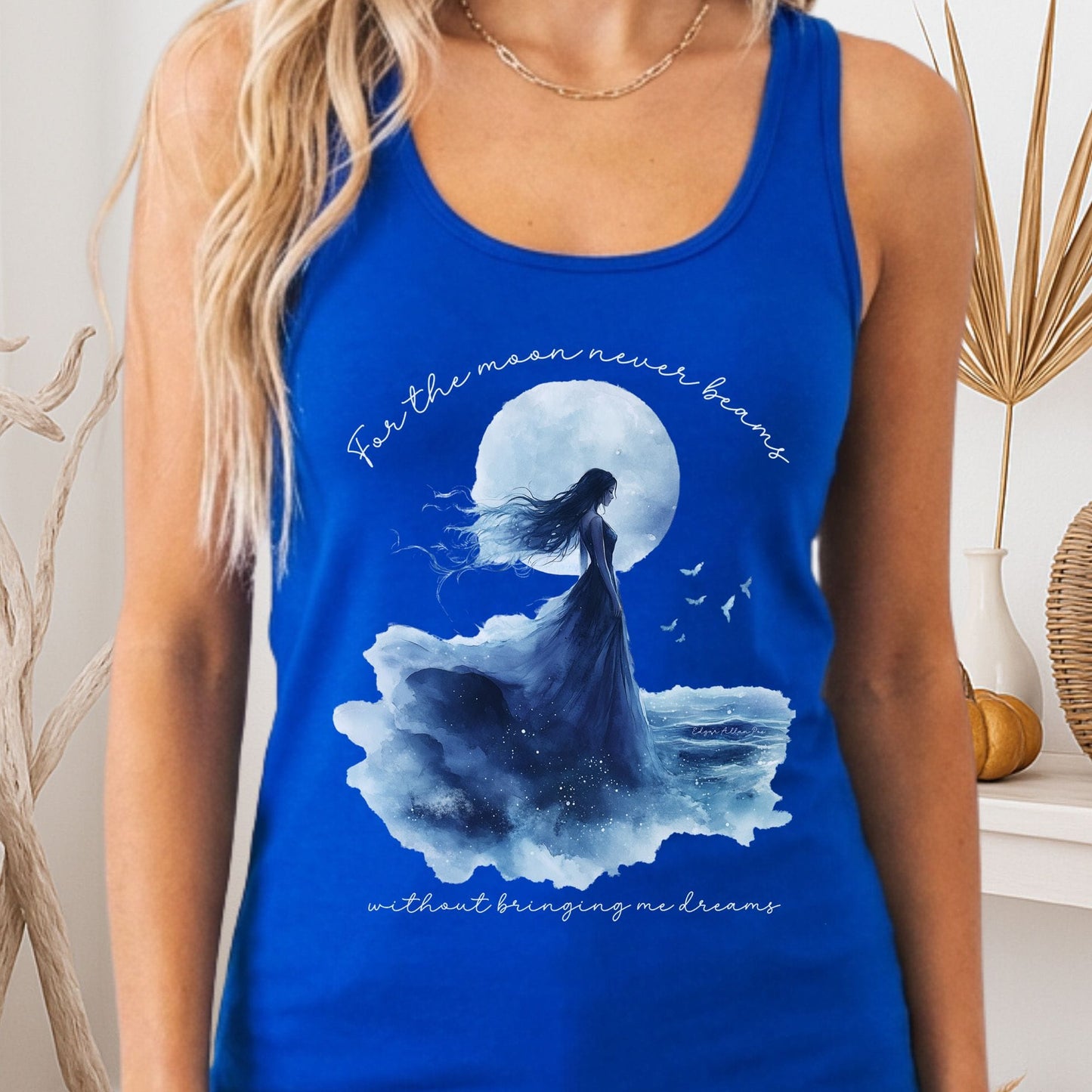 Tank Top Solid Royal / XS Design 173 Tank Top The Mystic Eden