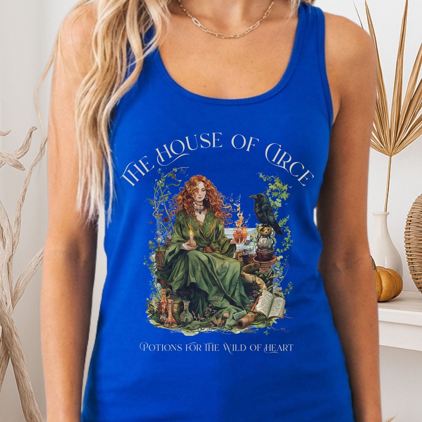 Tank Top Solid Royal / XS Design 214 Tank Top The Mystic Eden