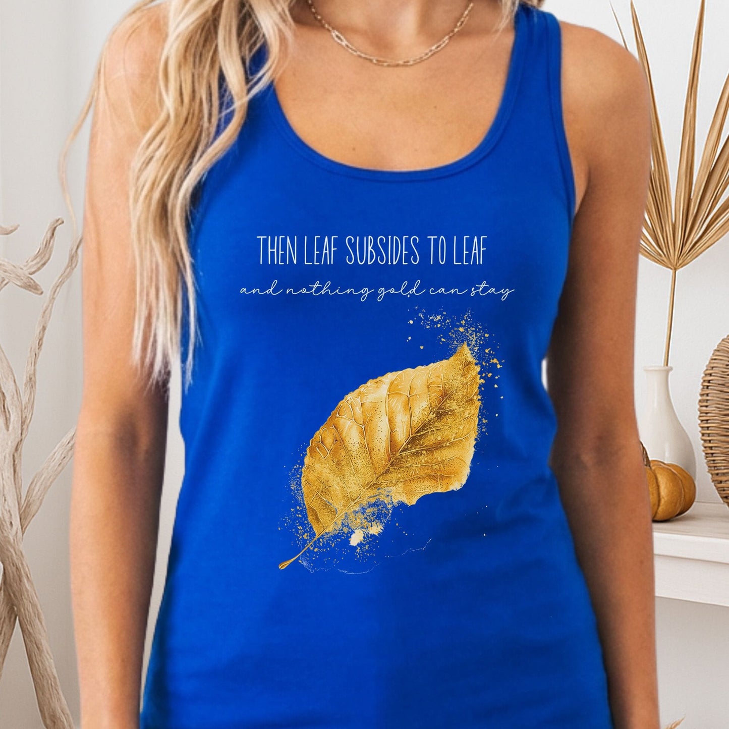 Tank Top Solid Royal / XS Design 247 Tank Top The Mystic Eden