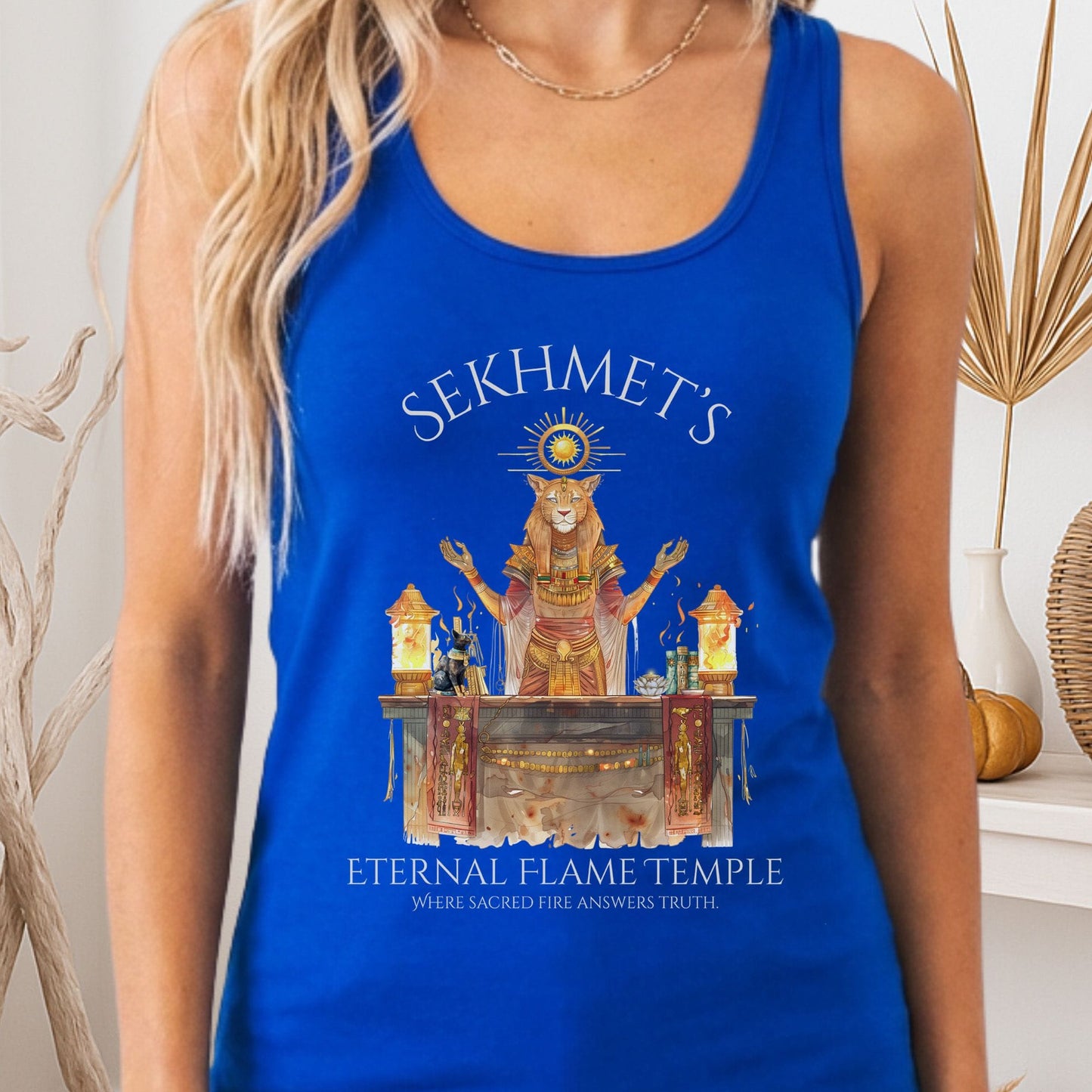 Tank Top Solid Royal / XS Design 264 Tank Top The Mystic Eden
