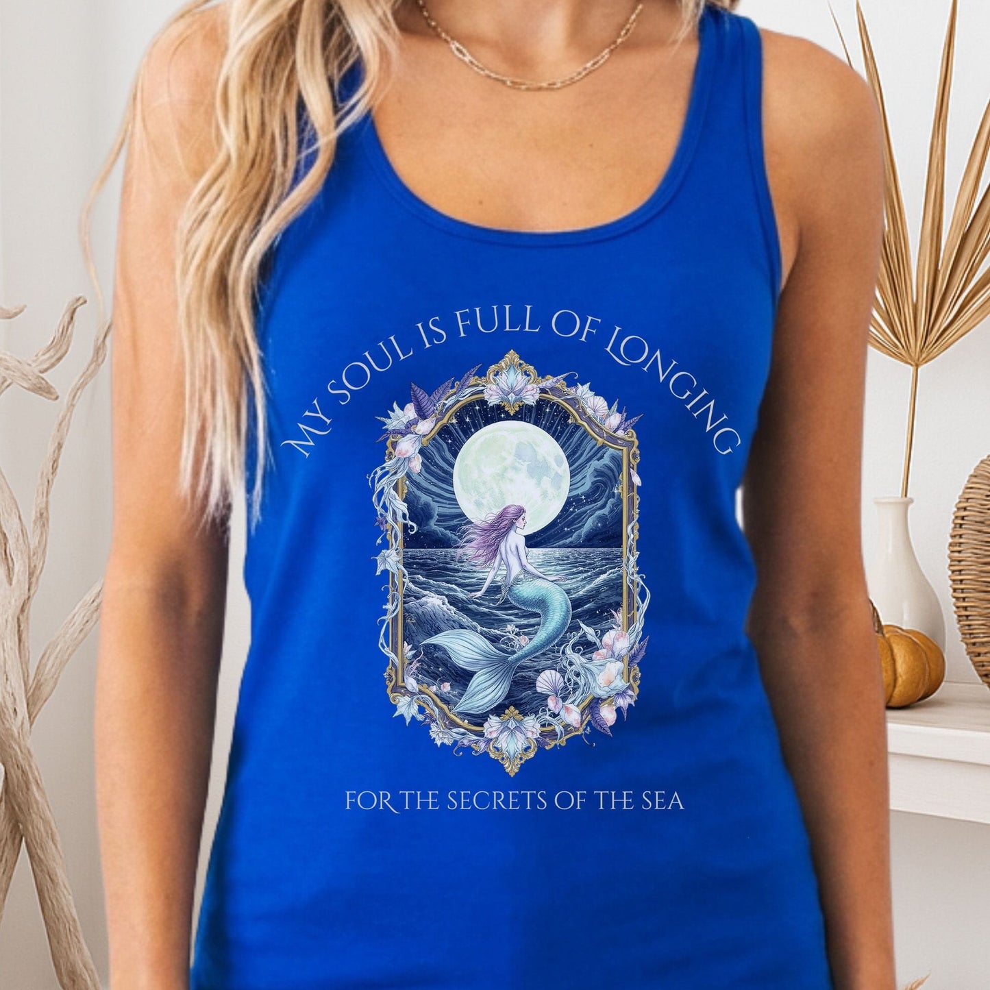 Tank Top Solid Royal / XS Design 269 Tank Top The Mystic Eden
