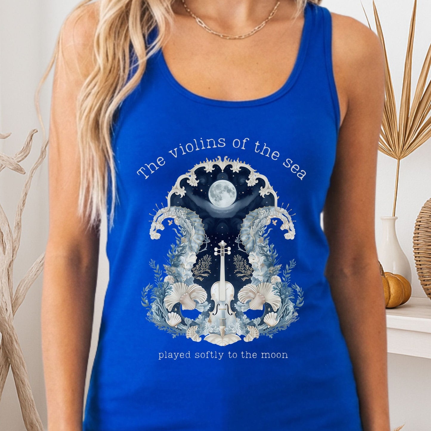 Tank Top Solid Royal / XS Design 270 Tank Top The Mystic Eden