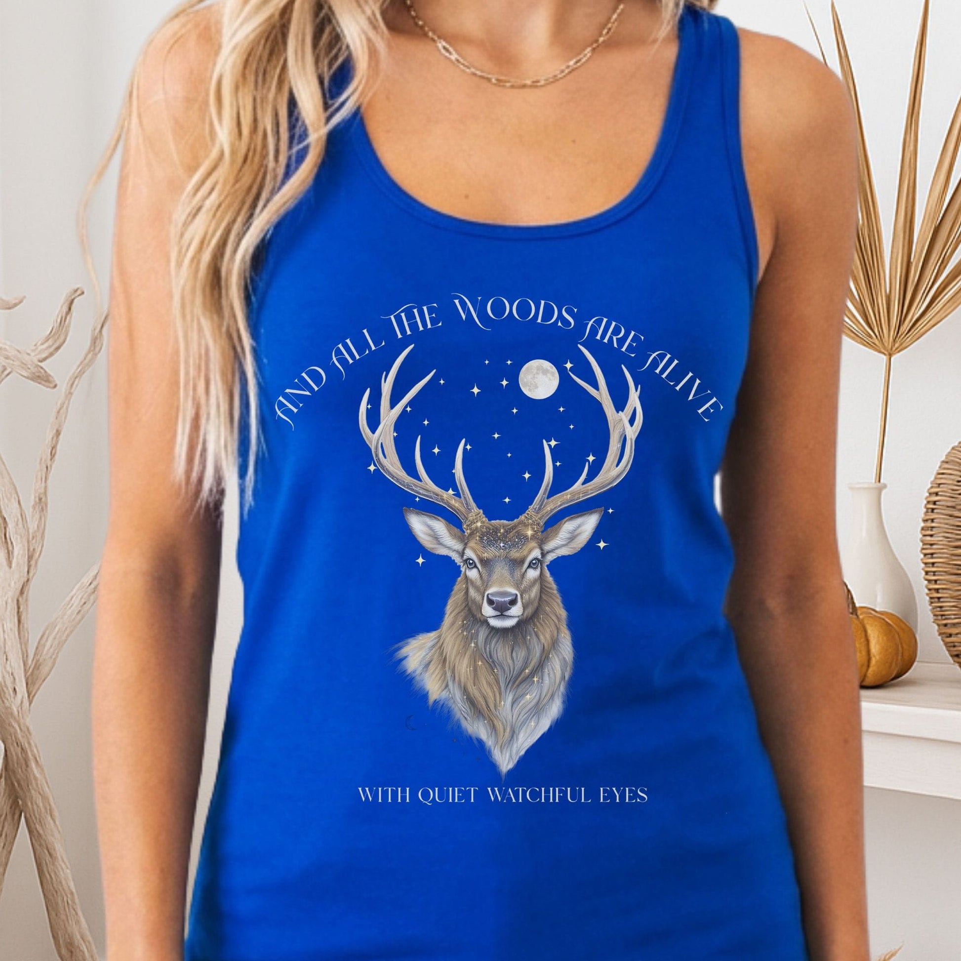 Tank Top Solid Royal / XS Design 282 Tank Top The Mystic Eden