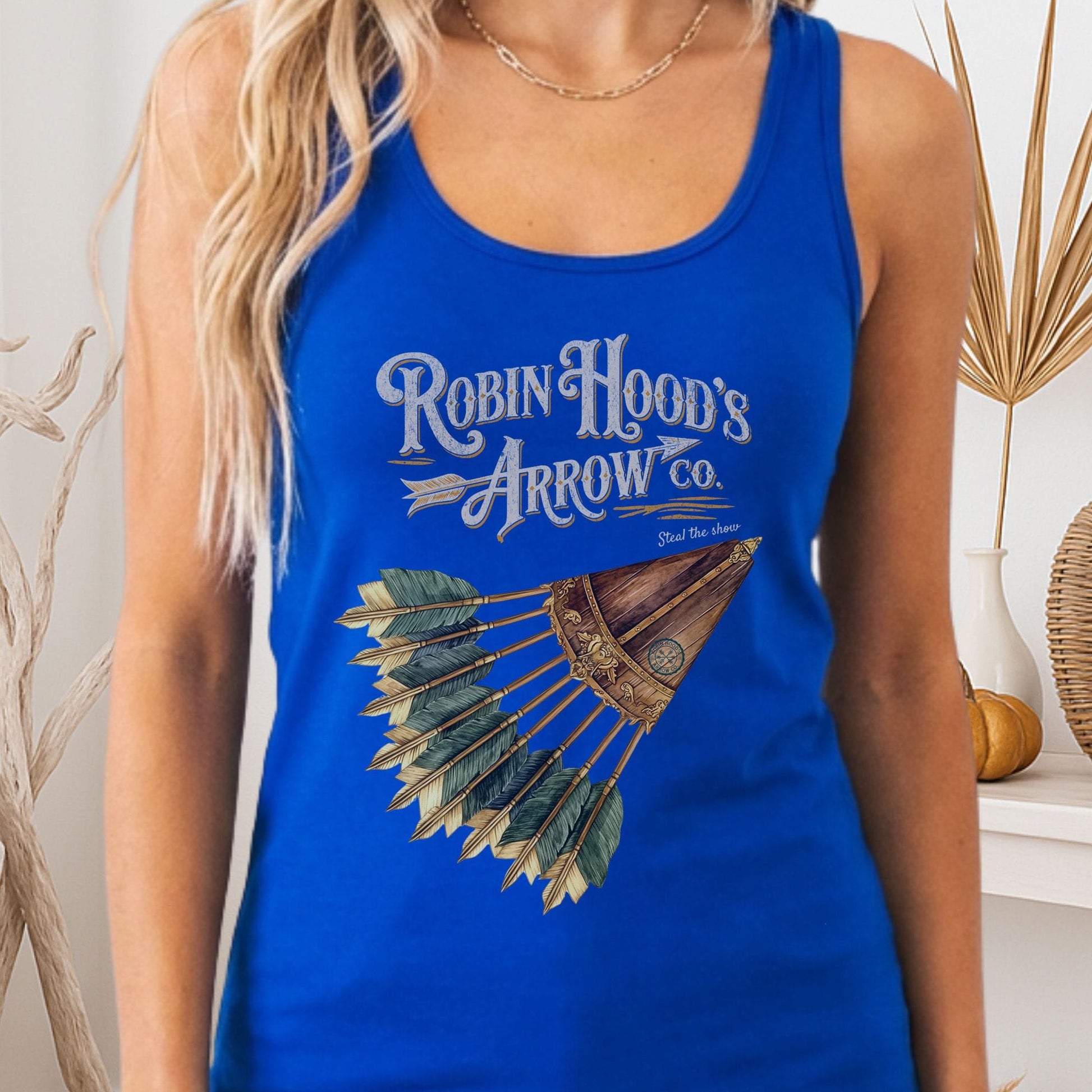 Tank Top Solid Royal / XS Robin Hood's Arrow Co. Women's Racerback Tank Top The Mystic Eden