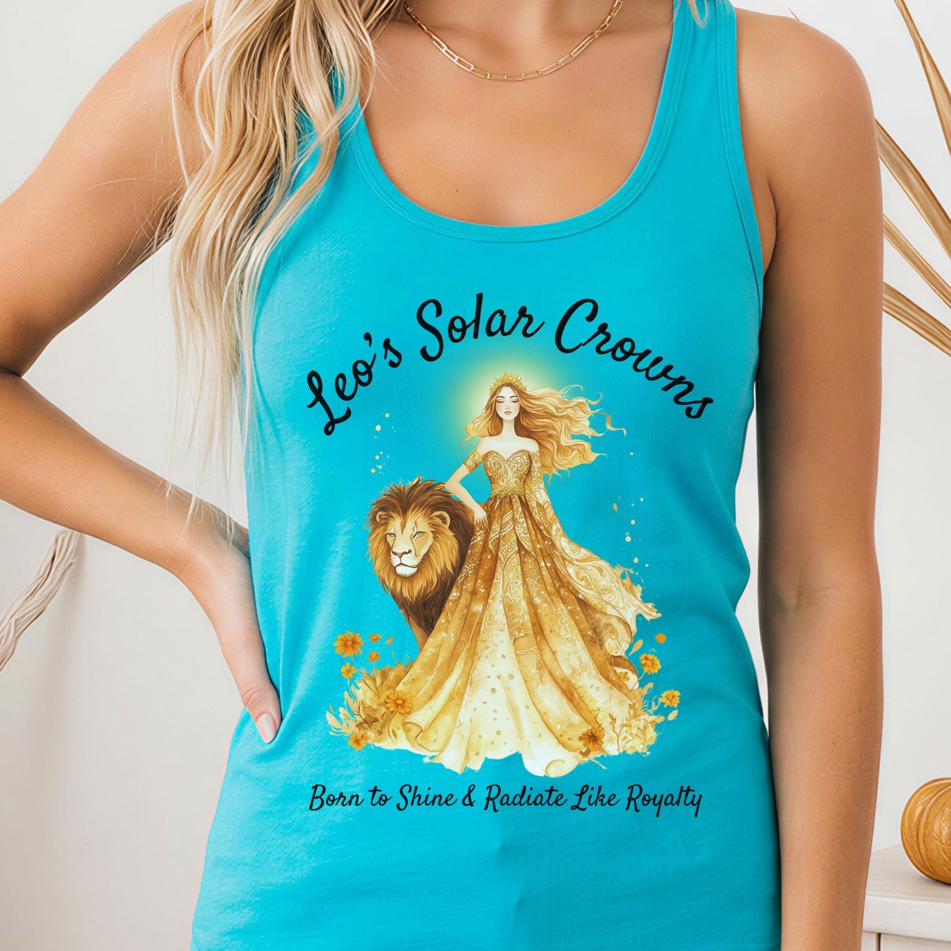 Tank Top Solid Tahiti Blue / XS Design 154 Tank Top The Mystic Eden