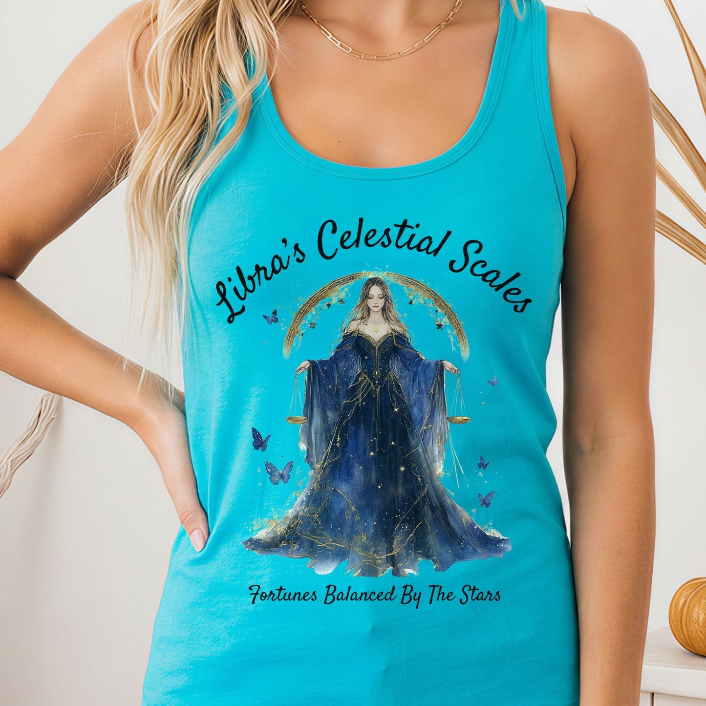 Tank Top Solid Tahiti Blue / XS Design 158 Tank Top The Mystic Eden