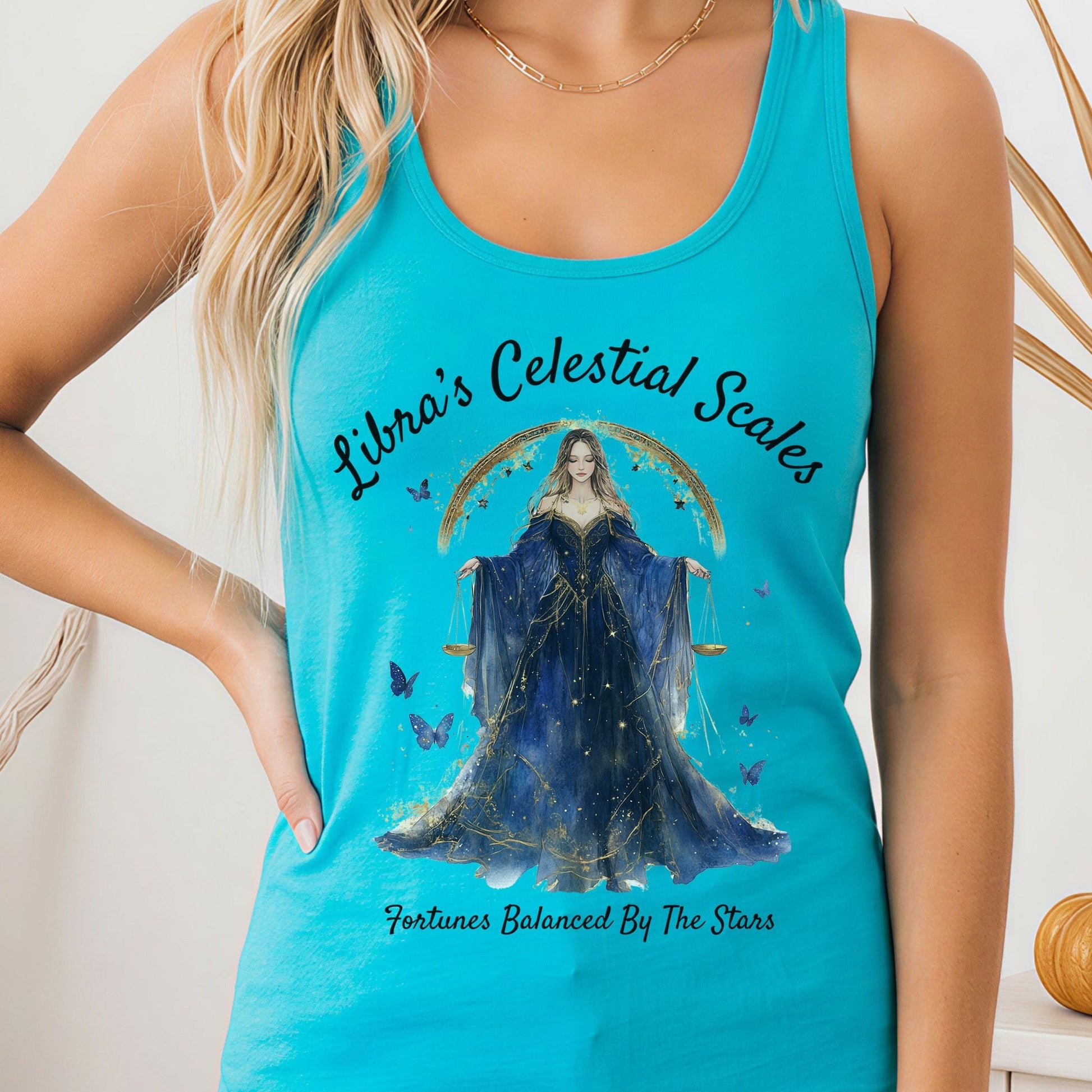 Tank Top Solid Tahiti Blue / XS Design 158 Tank Top The Mystic Eden