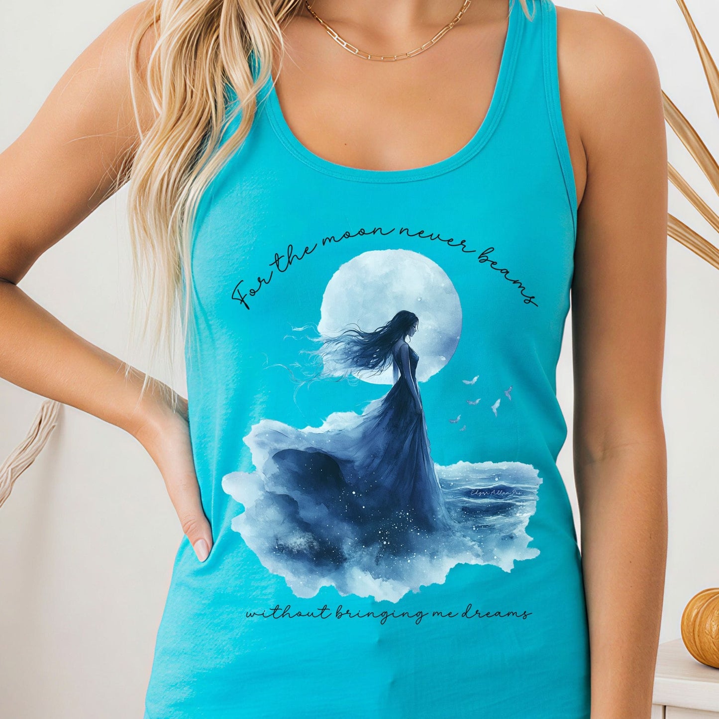 Tank Top Solid Tahiti Blue / XS Design 173 Tank Top The Mystic Eden