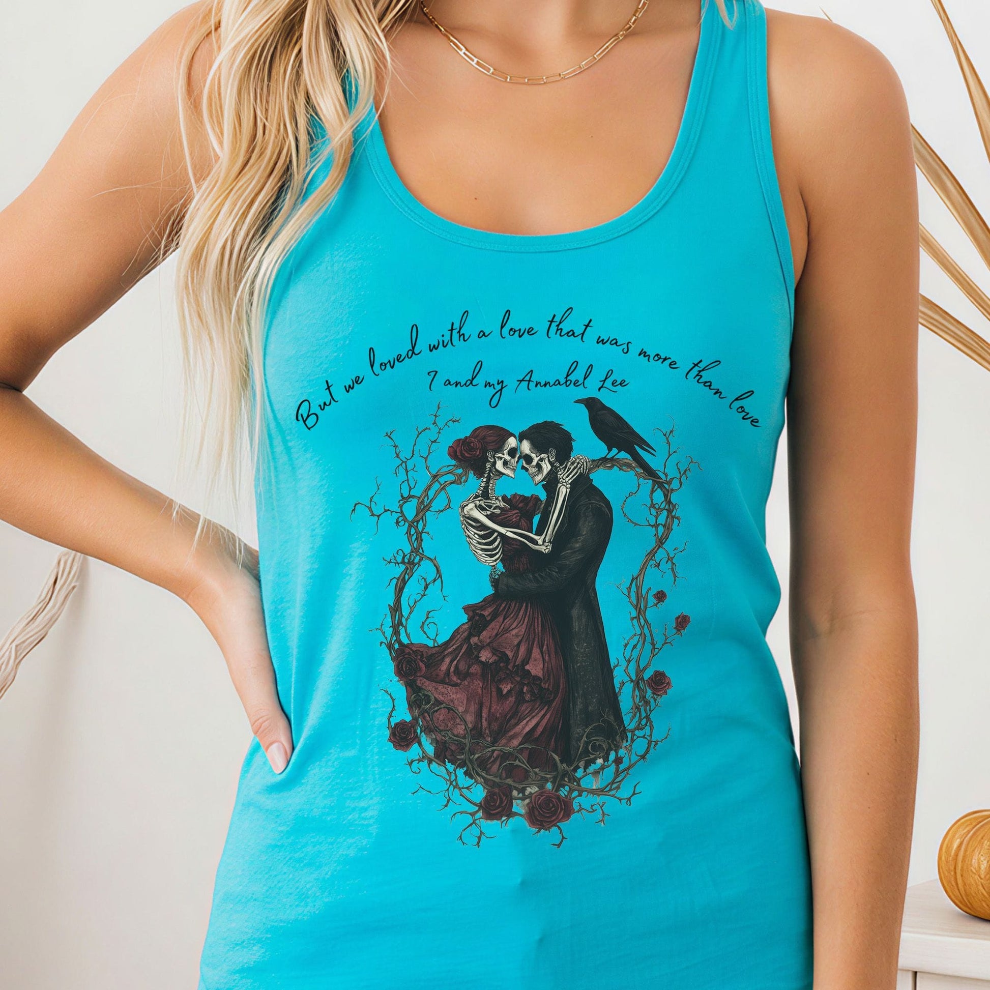 Tank Top Solid Tahiti Blue / XS Design 174 Tank Top The Mystic Eden