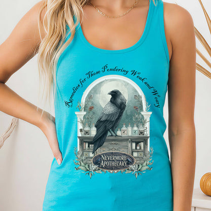 Tank Top Solid Tahiti Blue / XS Design 238 Tank Top The Mystic Eden