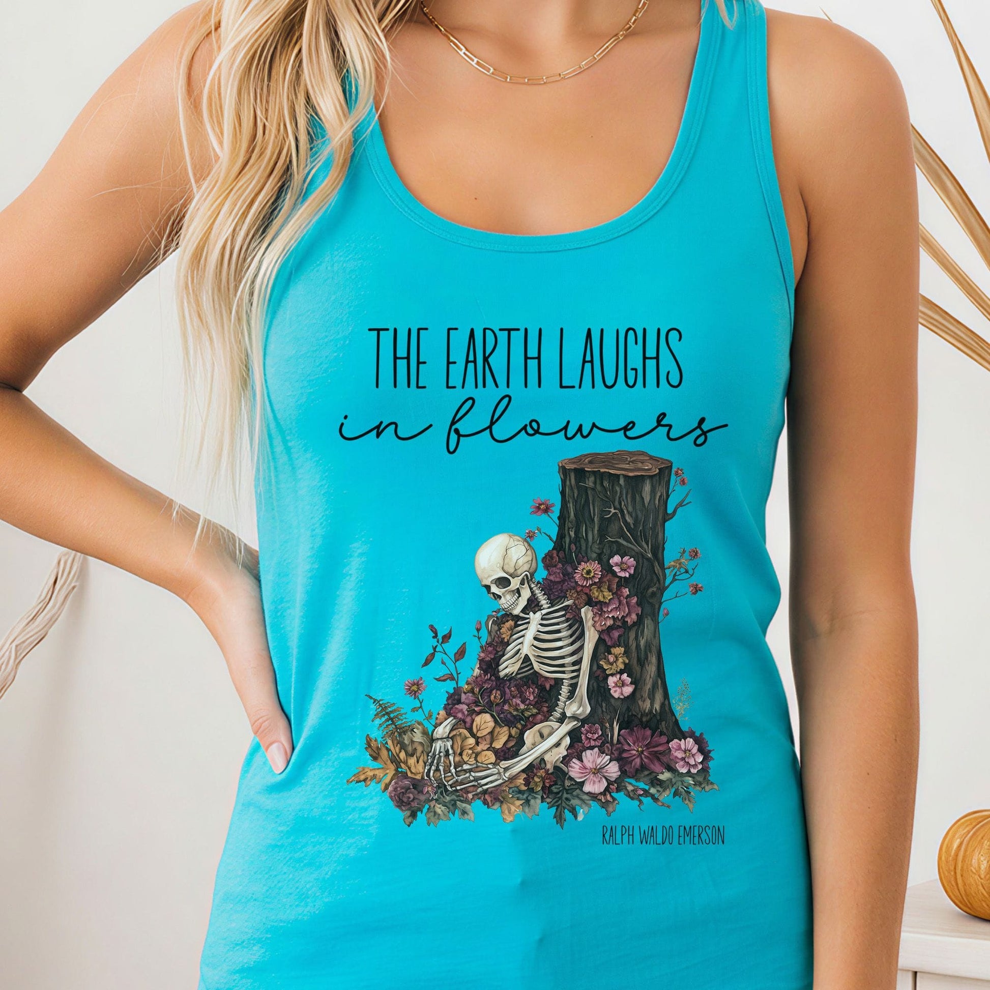 Tank Top Solid Tahiti Blue / XS Design 239 Tank Top The Mystic Eden