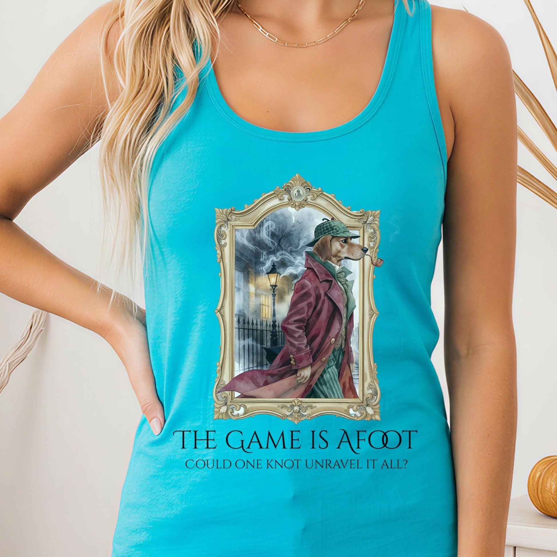 Tank Top Solid Tahiti Blue / XS Design 243 Tank Top The Mystic Eden