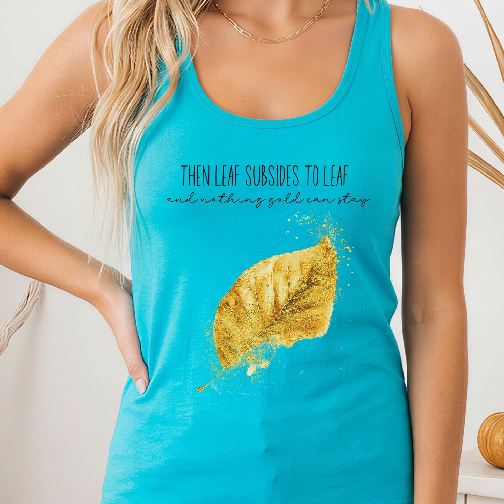 Tank Top Solid Tahiti Blue / XS Design 247 Tank Top The Mystic Eden