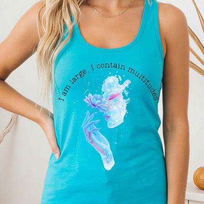 Tank Top Solid Tahiti Blue / XS Design 251 Tank Top The Mystic Eden