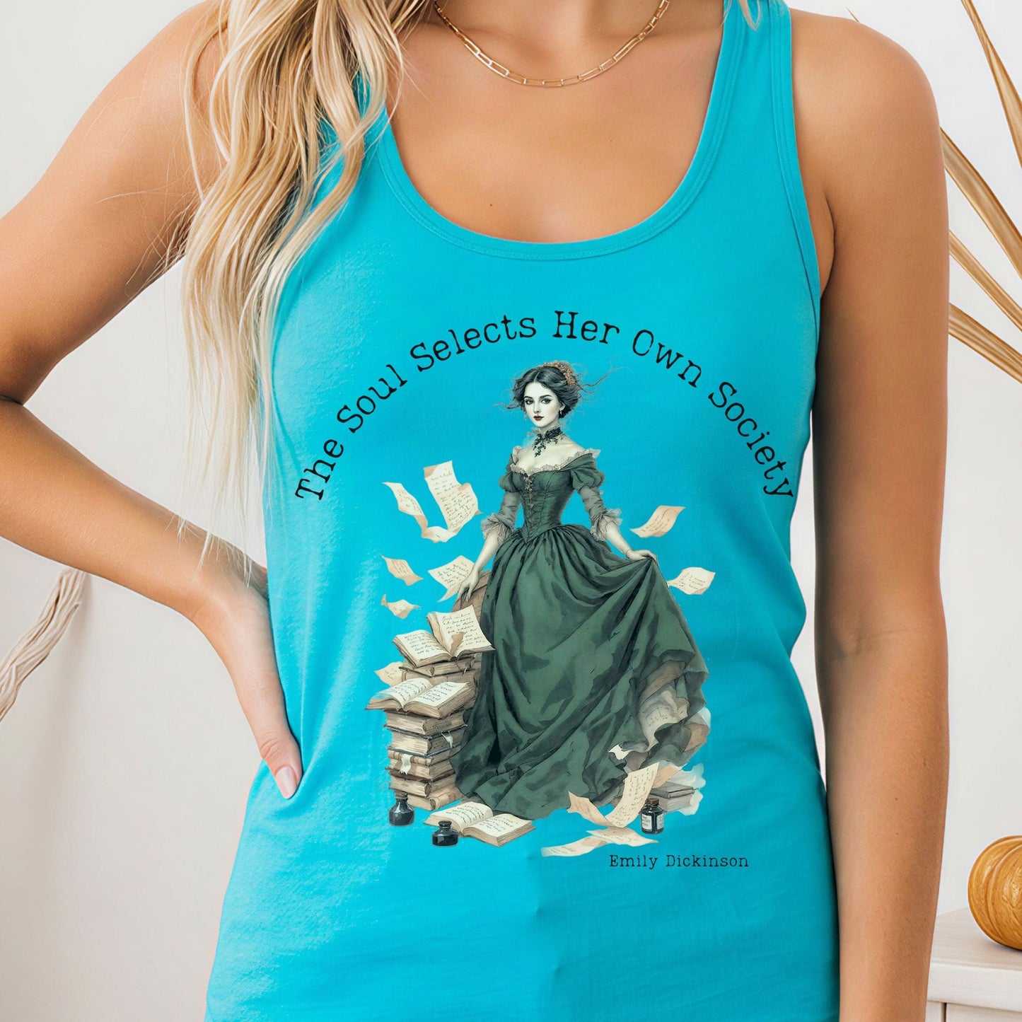 Tank Top Solid Tahiti Blue / XS Design 253 Tank Top The Mystic Eden