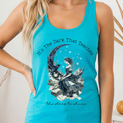 Tank Top Solid Tahiti Blue / XS Design 254 Tank Top The Mystic Eden