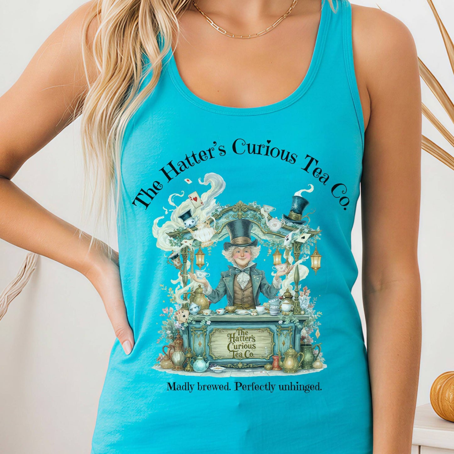Tank Top Solid Tahiti Blue / XS Design 260 Tank Top The Mystic Eden
