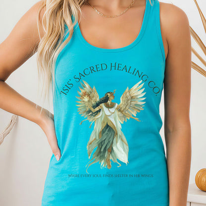 Tank Top Solid Tahiti Blue / XS Design 263 Tank Top The Mystic Eden