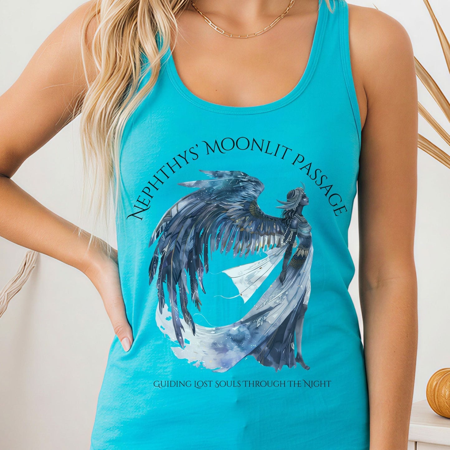 Tank Top Solid Tahiti Blue / XS Design 265 Tank Top The Mystic Eden