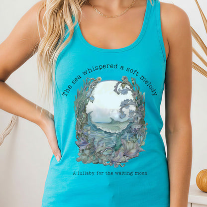Tank Top Solid Tahiti Blue / XS Design 271 Tank Top The Mystic Eden