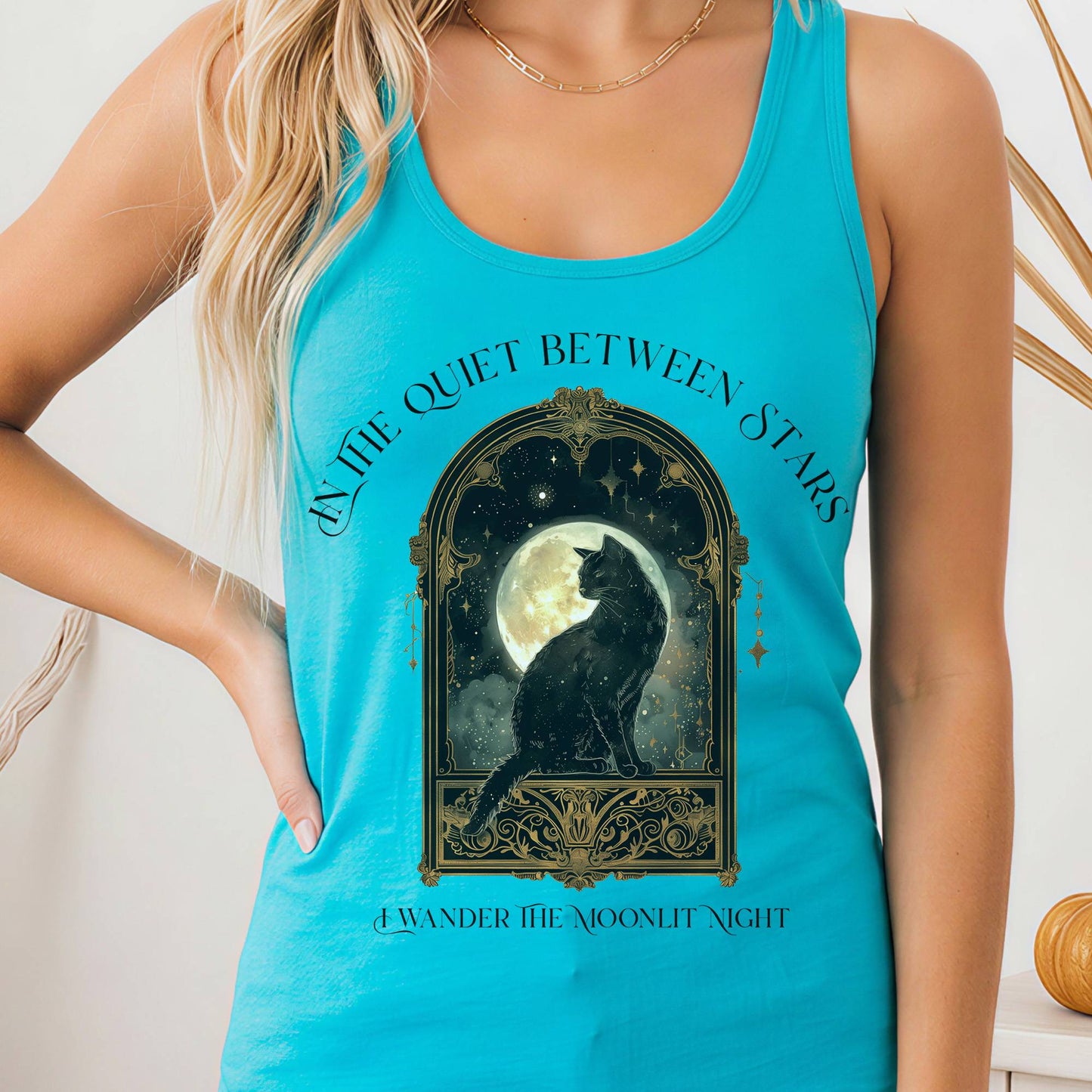 Tank Top Solid Tahiti Blue / XS Design 279 Tank Top The Mystic Eden