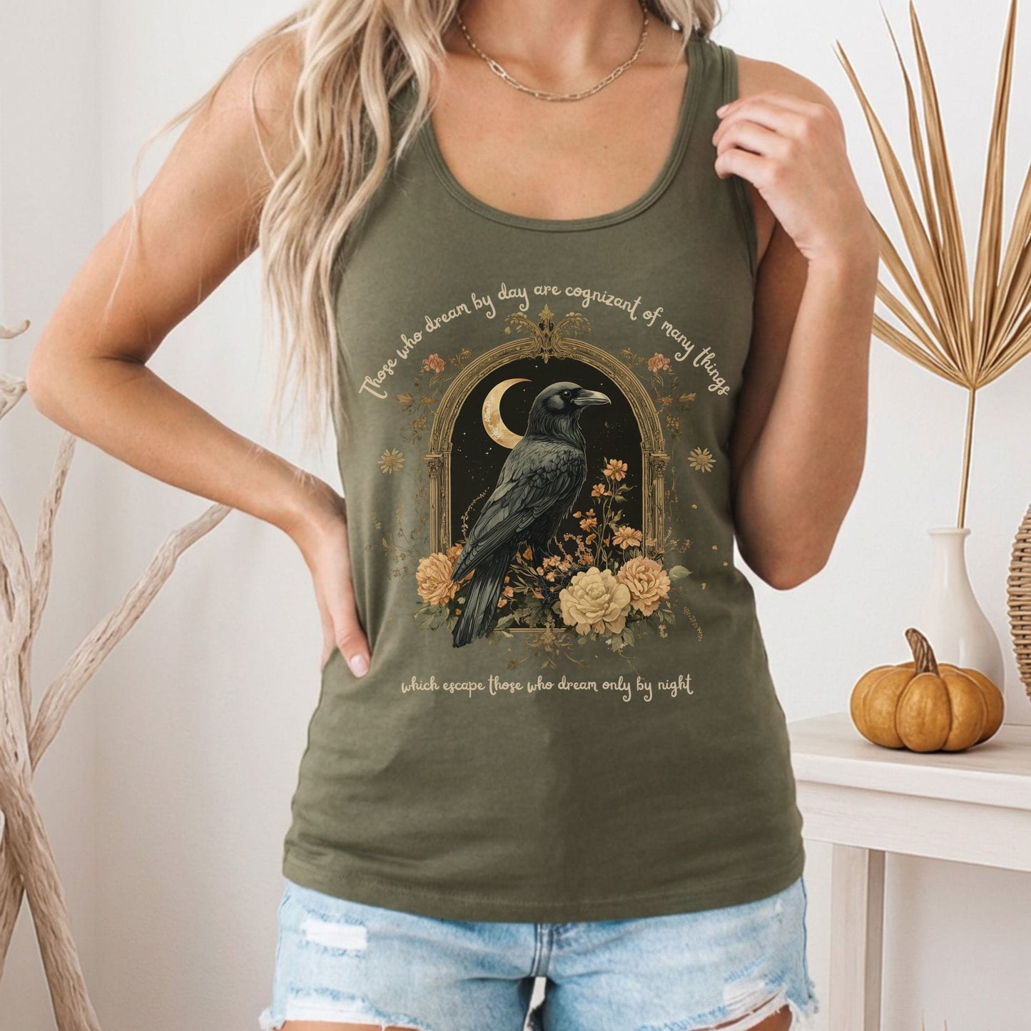Tank Top Those Who Dream By Day Poe Women's Racerback Tank Top The Mystic Eden