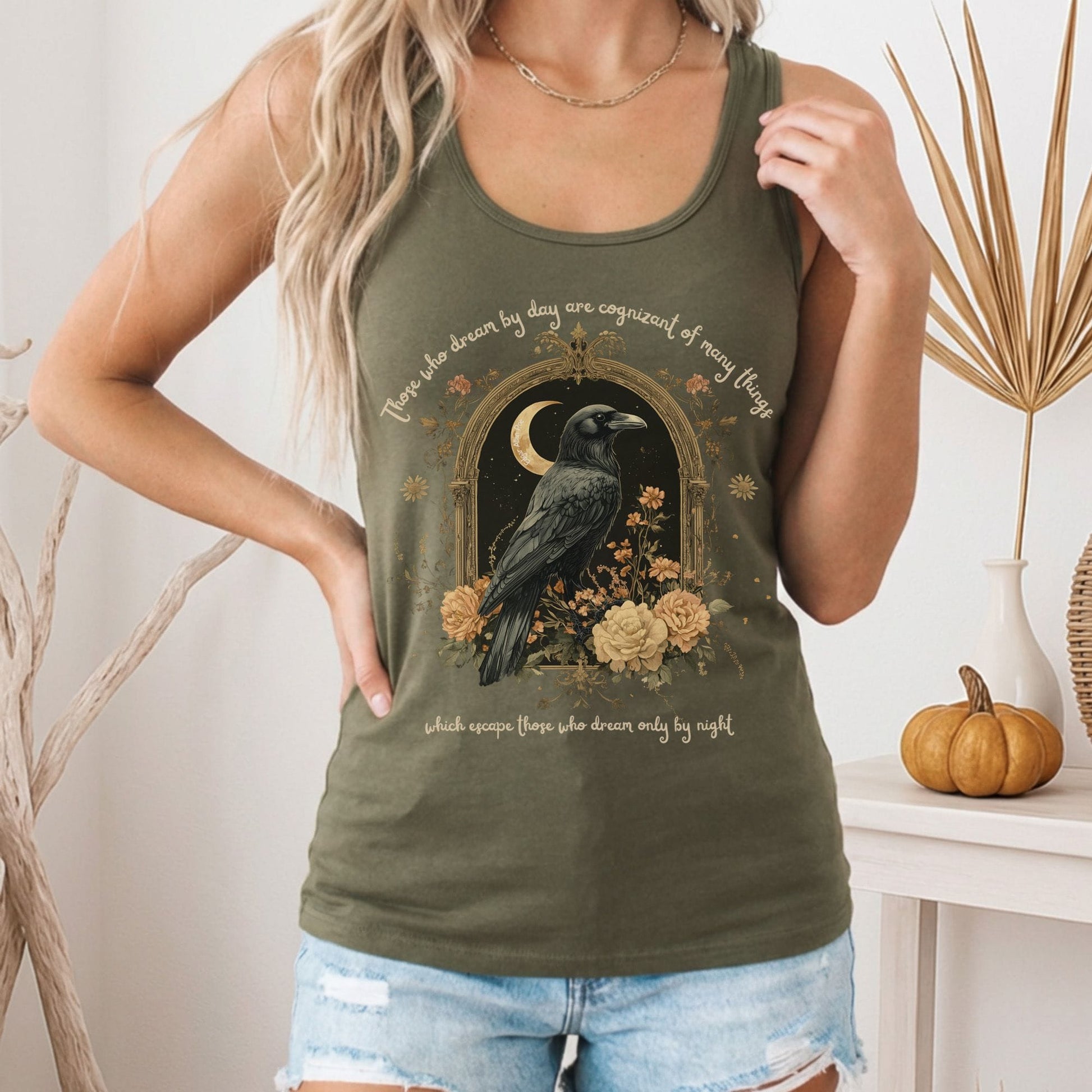Tank Top Those Who Dream By Day Poe Women's Racerback Tank Top The Mystic Eden