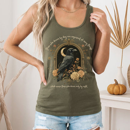 Tank Top Those Who Dream By Day Poe Women's Racerback Tank Top The Mystic Eden