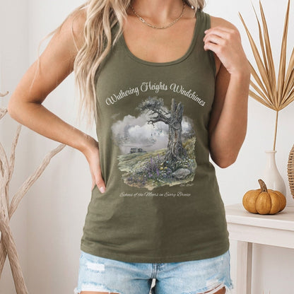 Tank Top Wuthering Heights Windchimes Women's Racerback Tank Top The Mystic Eden
