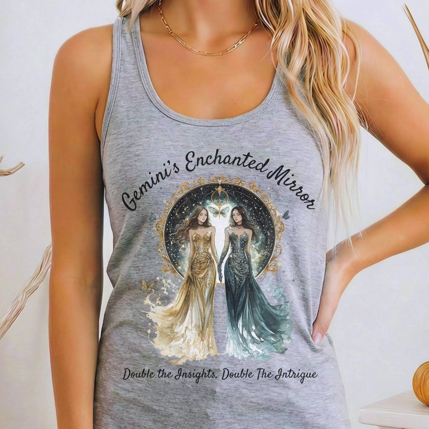 Tank Tops Heather Grey / XS Design 153 Tank Top The Mystic Eden