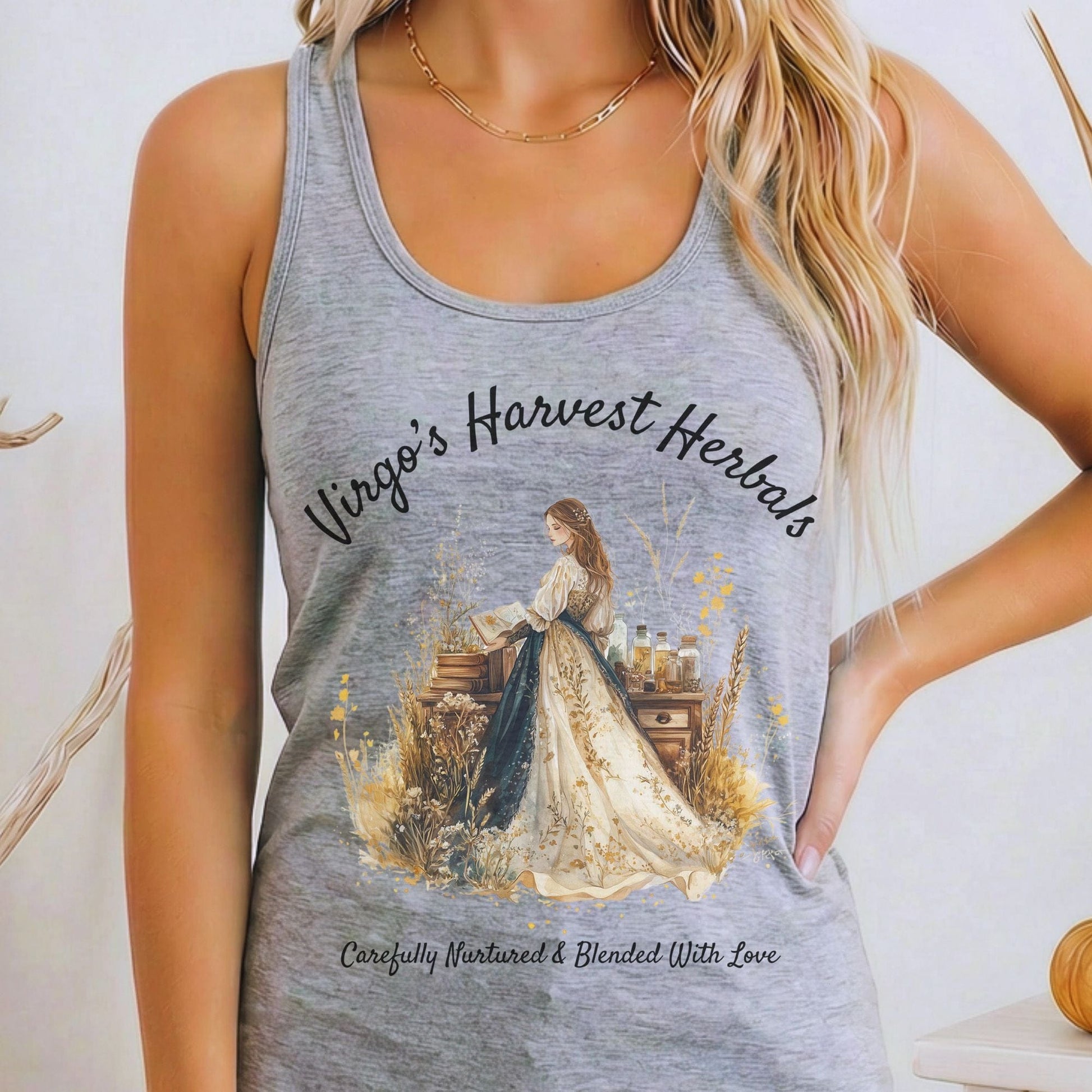Tank Tops Heather Grey / XS Design 159 Tank Top The Mystic Eden