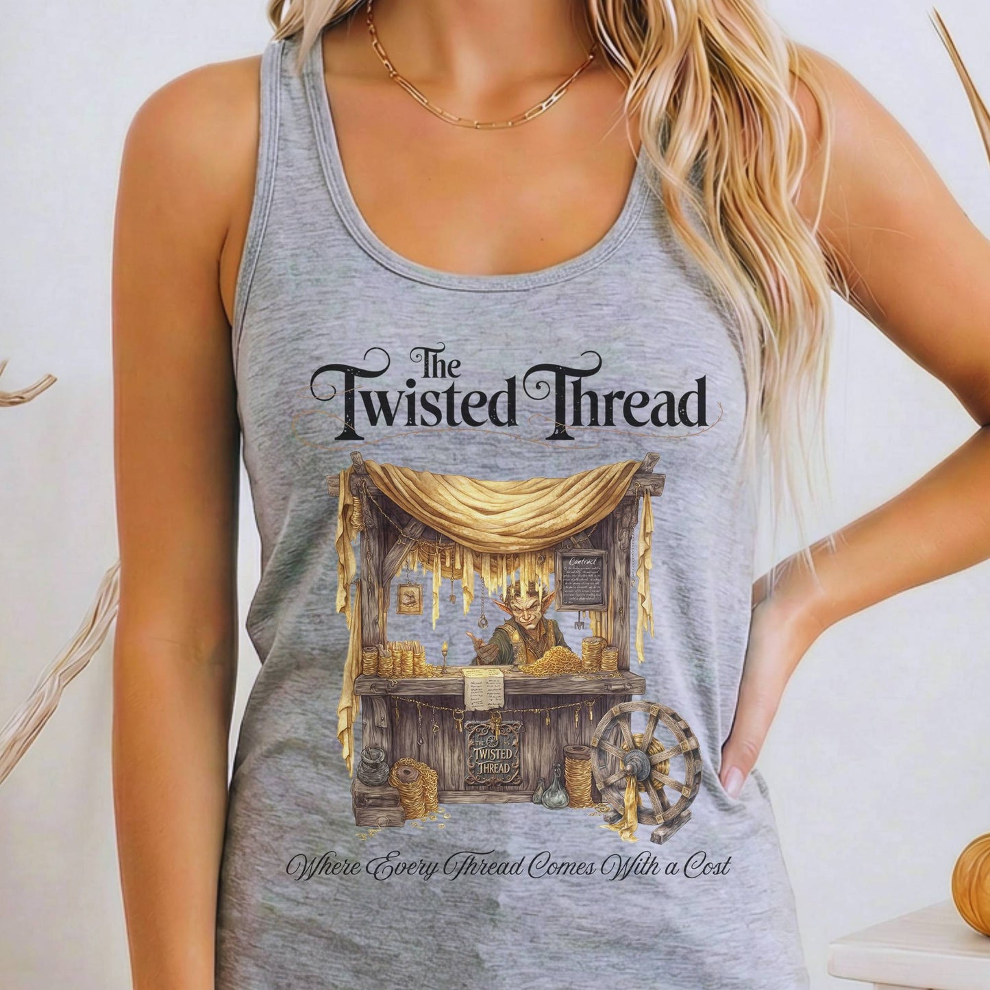Tank Tops Heather Grey / XS Design 182 Tank Top The Mystic Eden