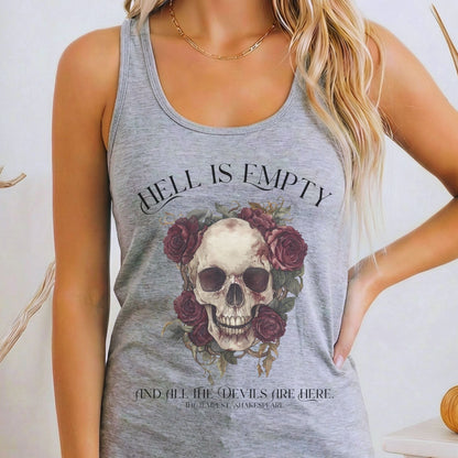 Tank Tops Heather Grey / XS Design 187 Tank Top The Mystic Eden
