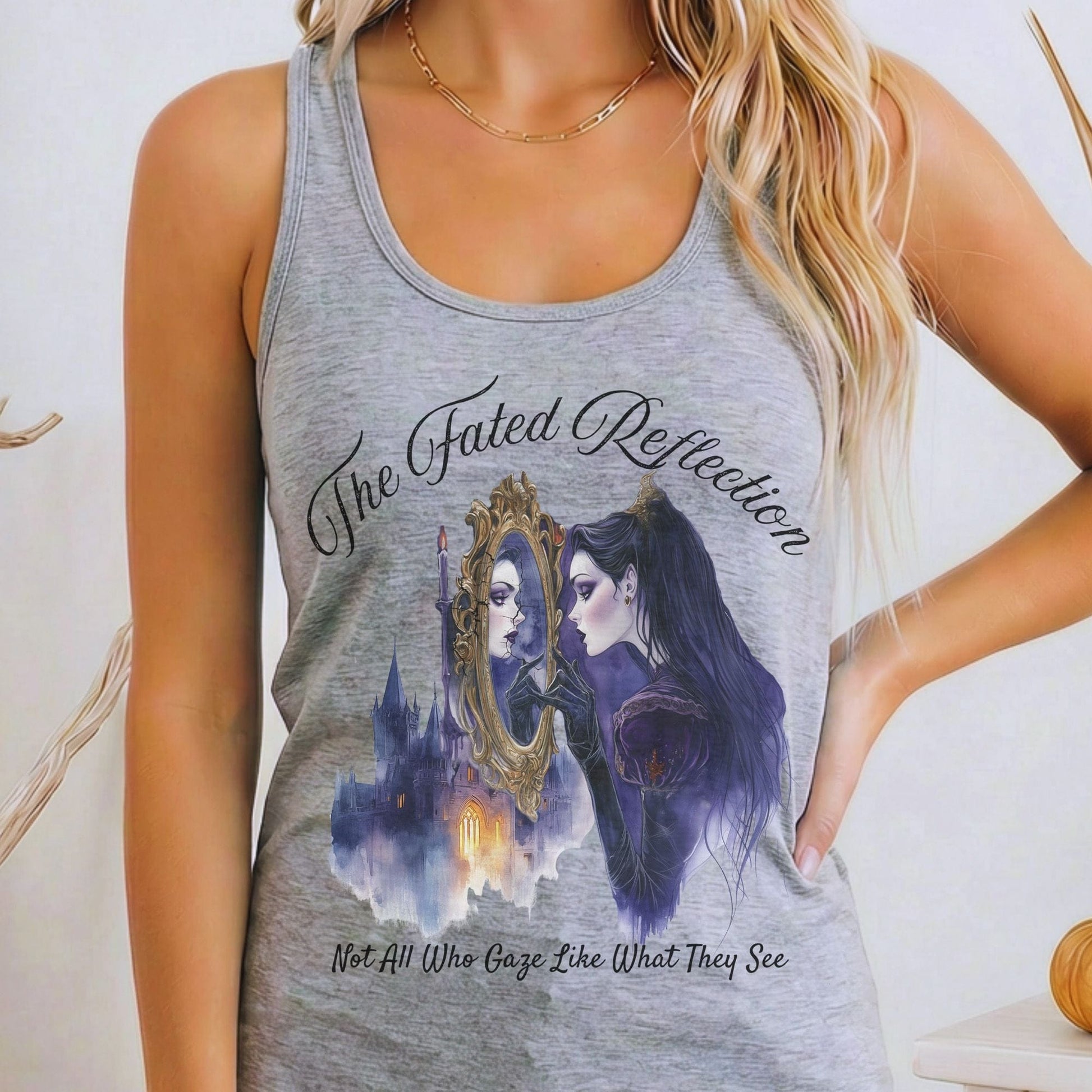 Tank Tops Heather Grey / XS Design 188 Tank Top The Mystic Eden